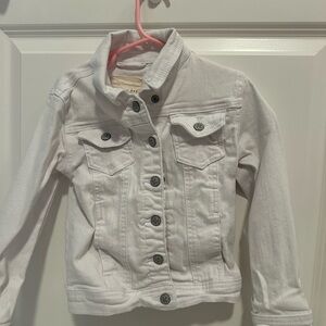 Copper Key Kids White Denim Jacket